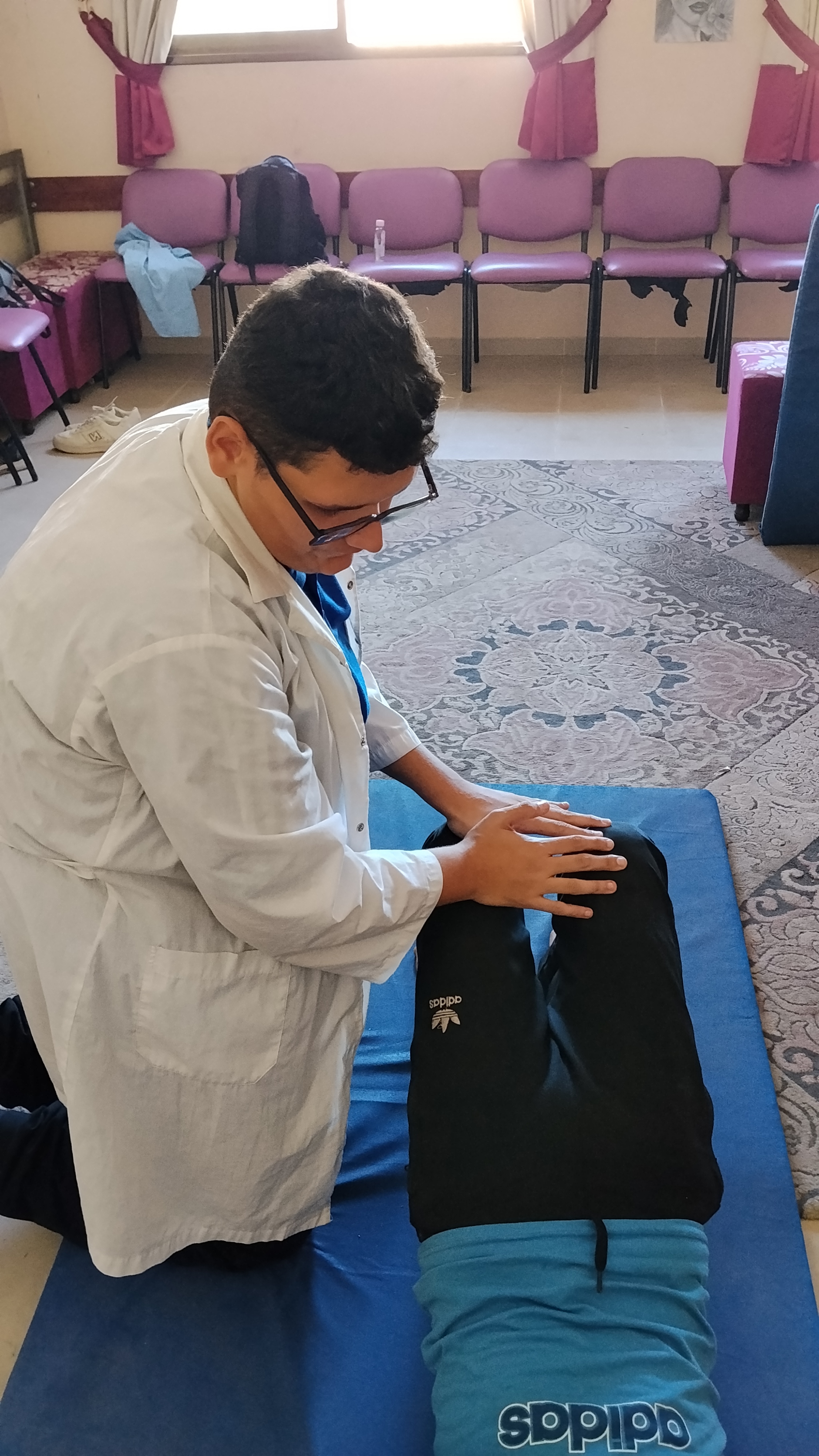 لضمان الجاهزية البدنية للاعبيه.. نادي الأقصى الرياضي ينفذ يوماً للمسح الطبي بالتعاون مع نادي الزهراء.