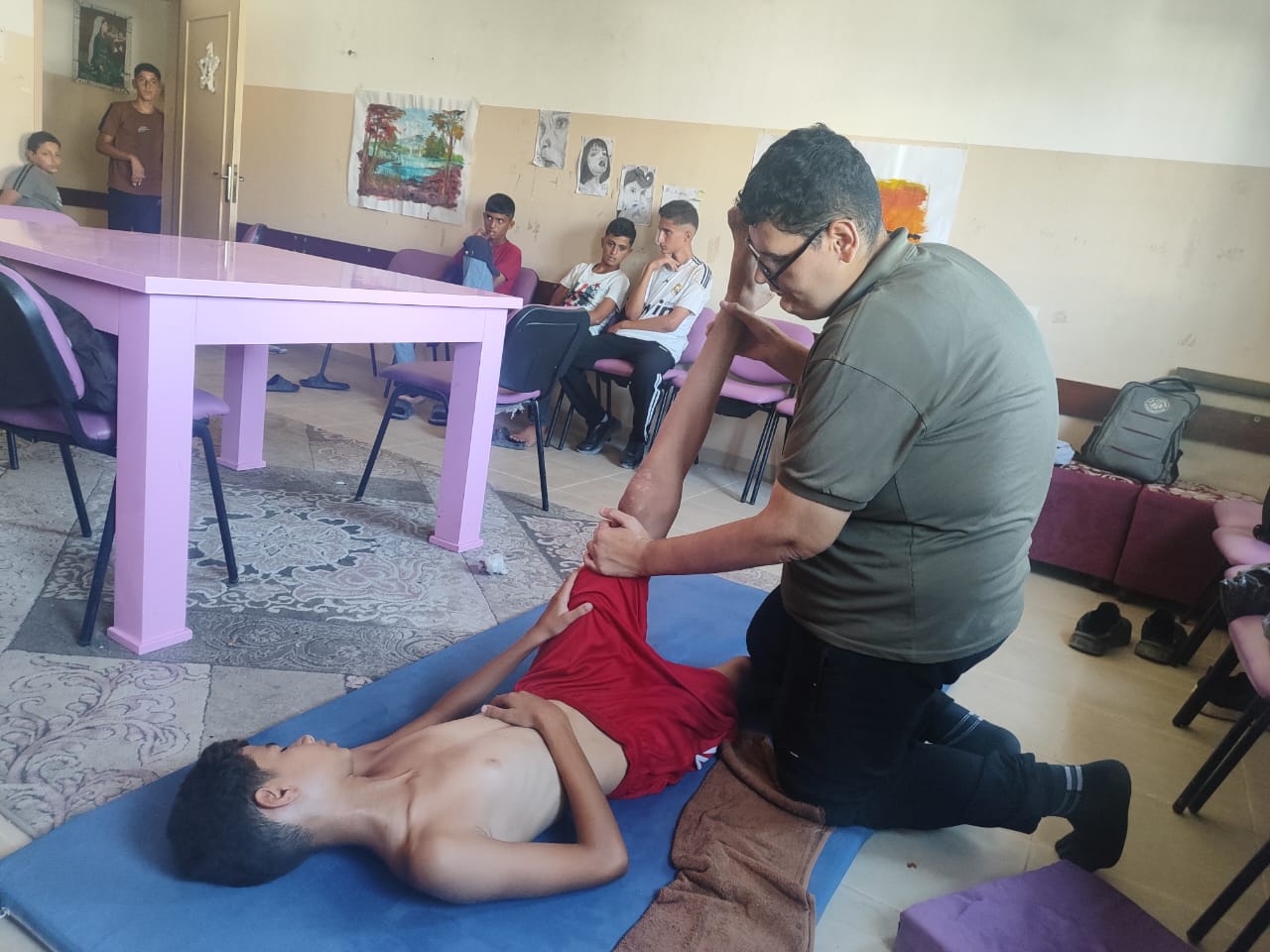 لضمان الجاهزية البدنية للاعبيه.. نادي الأقصى الرياضي ينفذ يوماً للمسح الطبي بالتعاون مع نادي الزهراء.