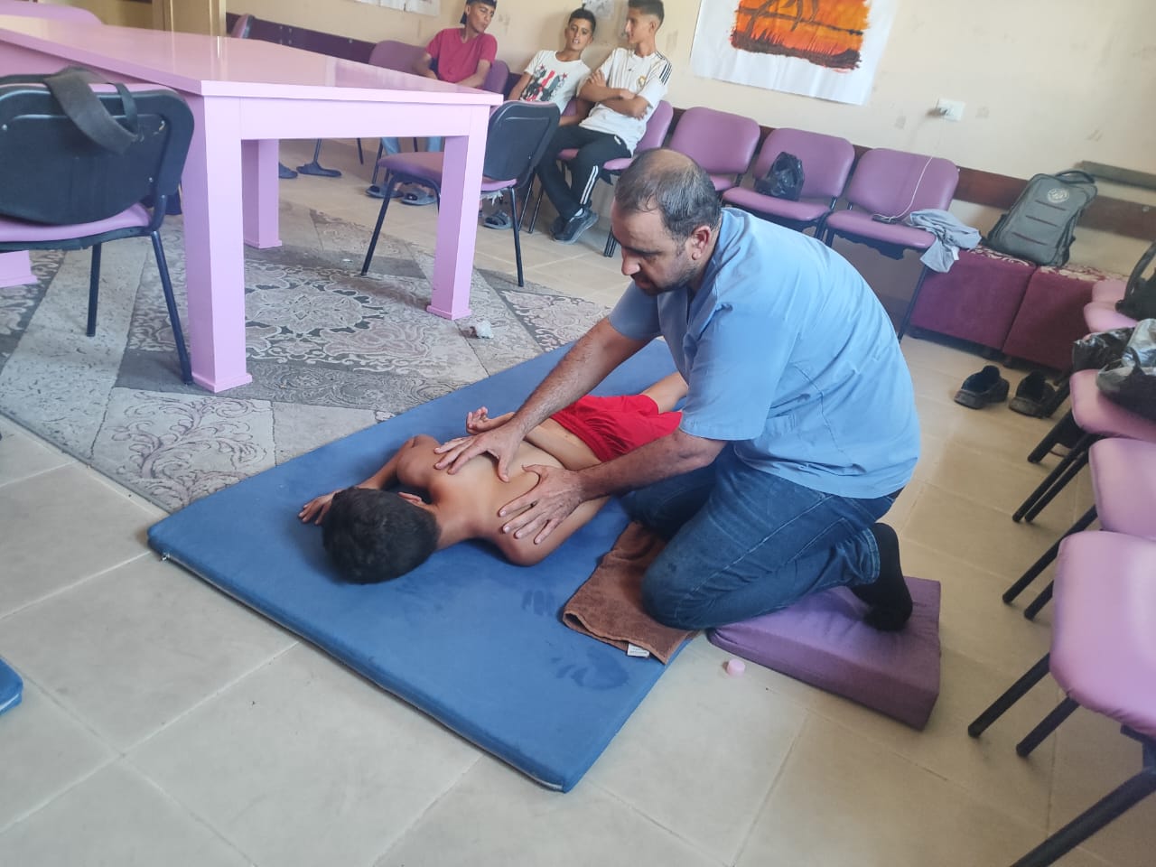 لضمان الجاهزية البدنية للاعبيه.. نادي الأقصى الرياضي ينفذ يوماً للمسح الطبي بالتعاون مع نادي الزهراء.