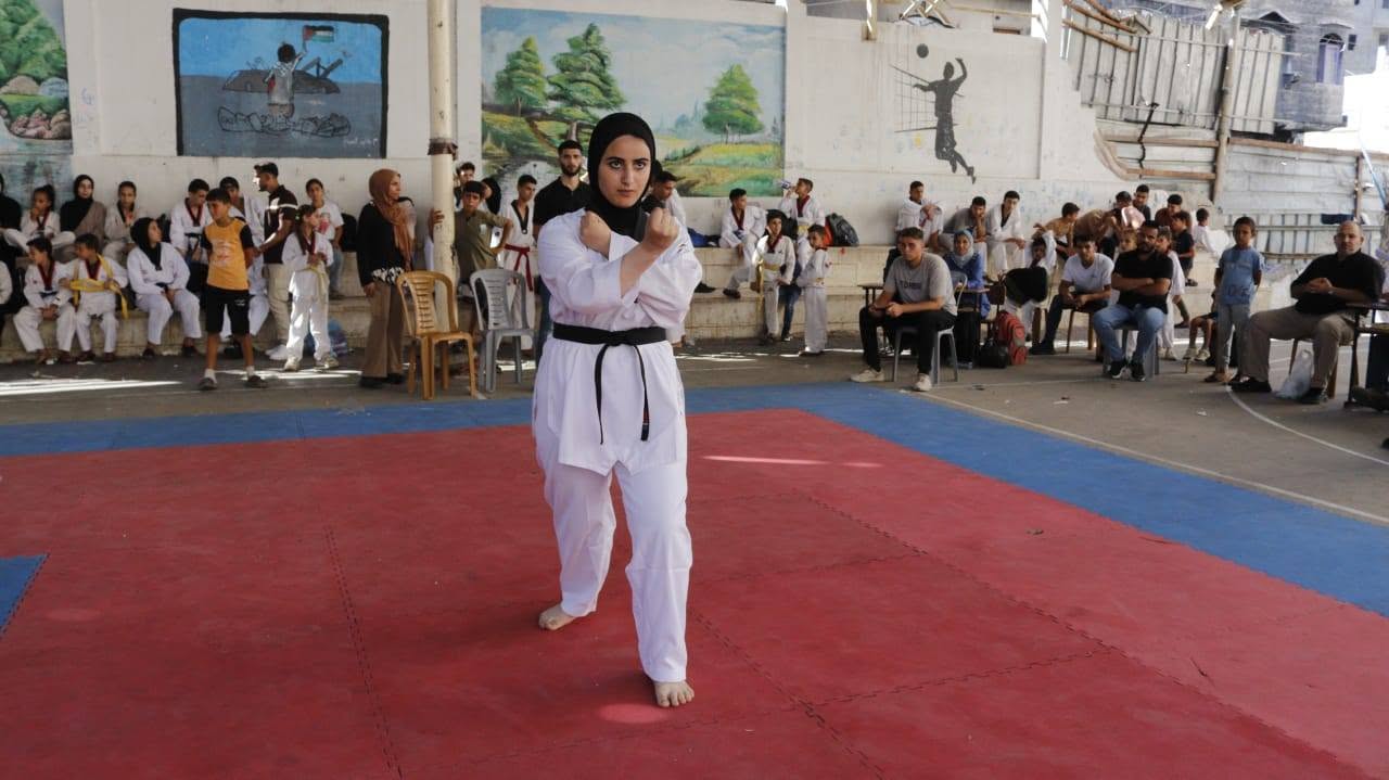 إنجاز ذهبي لنادي الأقصى الرياضي في بطولة فلسطين الثامنة للبومسي