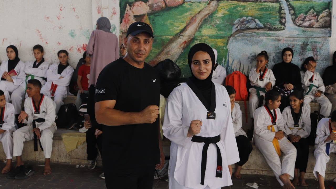 إنجاز ذهبي لنادي الأقصى الرياضي في بطولة فلسطين الثامنة للبومسي
